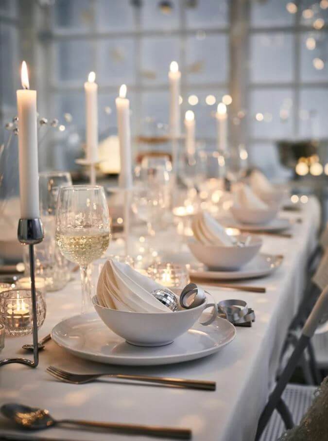 Tavolo luminoso bianco Ikea