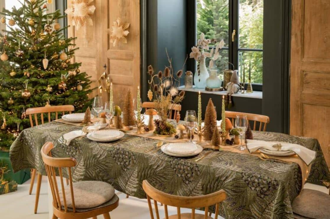 Decoro botanico marrone