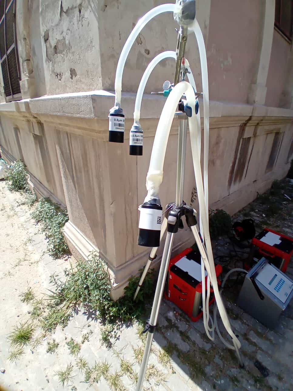 I filtri a proboscide montati nella sede del Municipio II